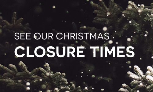 Christmas Closing Times