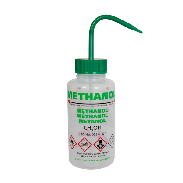 Wash Bottle 500ml, printed Methanol