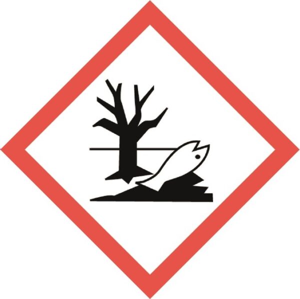 Hazard Label GHS Hazardous To The Enviroment Label 100mm x 100mm