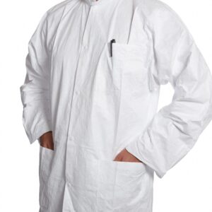 Disposable PP Labcoats,White, 42-44