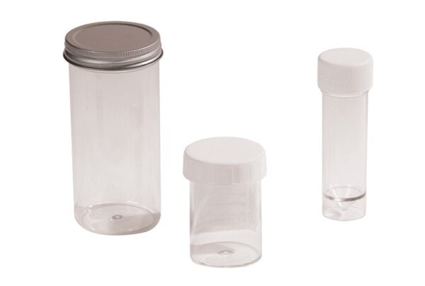 Specimen Container 7ml Bijou PE Cap Plain Label