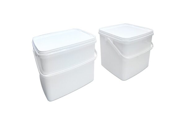 Maxcap 15L Rectangular Container with Plastic Handle