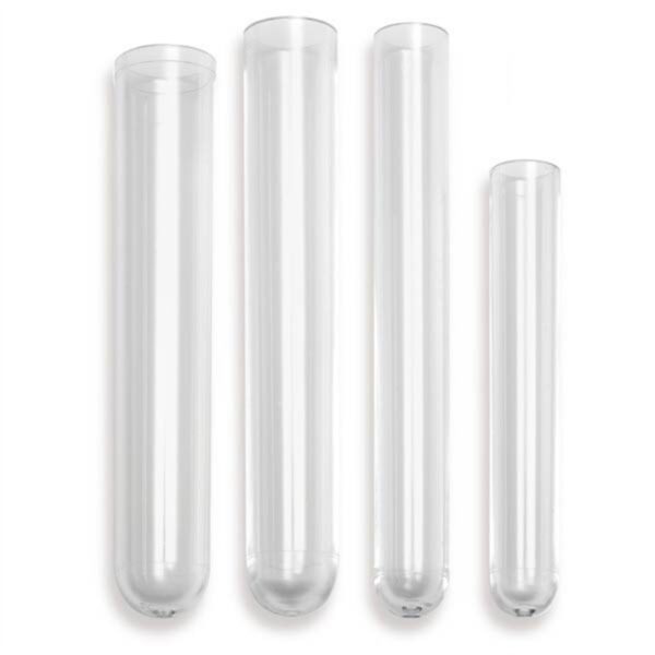 Test Tube, PS round base non-sterile 75x13mm