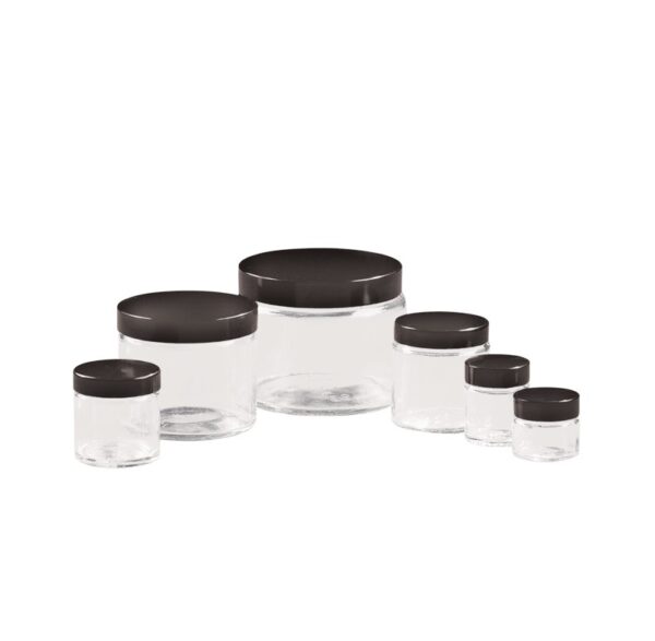 Squat Glass Jars with Cap 500ml