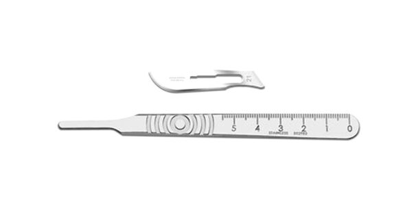Scalpel Handle No. 7, fit blades No. 6-16