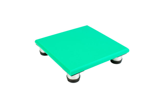 SpeciBoard Dura Cutting Board 300x300x25mm Green c/w 50mm Steel Legs