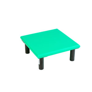 SpeciBoard Dura Cutting Board 300x300x25mm Green c/w 100mm Fixed Black Legs