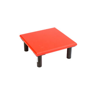 SpeciBoard Dura Cutting Board 300x300x25mm Red c/w 100mm Fixed Black Legs