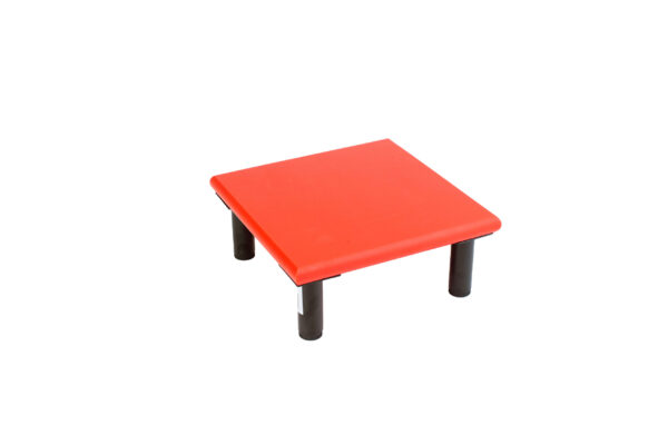 SpeciBoard Dura Cutting Board 300x300x25mm Red c/w 100mm Fixed Black Legs