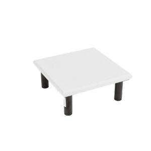 SpeciBoard Dura Cutting Board 300x300x25mm White c/w 100mm Fixed Black Legs