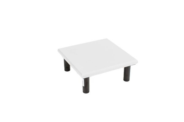 SpeciBoard Dura Cutting Board 300x300x25mm White c/w 100mm Fixed Black Legs