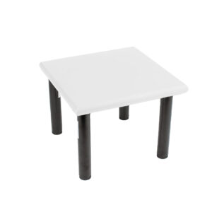 SpeciBoard Dura Cutting Board 300x300x25mm White c/w 200mm Fixed Black Legs