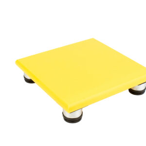 SpeciBoard Dura Cutting Board 300x300x25mm Yellow c/w 50mm Steel Legs