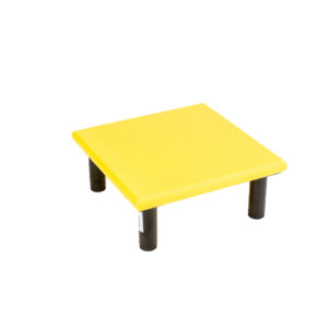 SpeciBoard Dura Cutting Board 300x300x25mm Yellow c/w 100mm Fixed Black Legs
