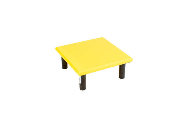 SpeciBoard Dura Cutting Board 300x300x25mm Yellow c/w 100mm Fixed Black Legs