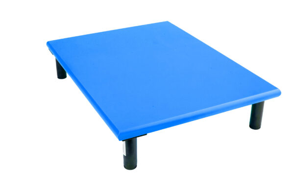 SpeciBoard Dura Cutting Board 450x300x25mm Blue c/w 100mm Fixed Black Legs