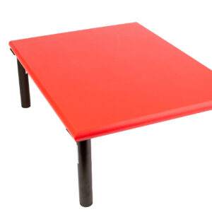 SpeciBoard Dura Cutting Board 450x300x25mm Red c/w 200mm Fixed Black Legs