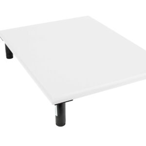 SpeciBoard Dura Cutting Board 450x300x25mm White c/w 100mm Fixed Black Legs