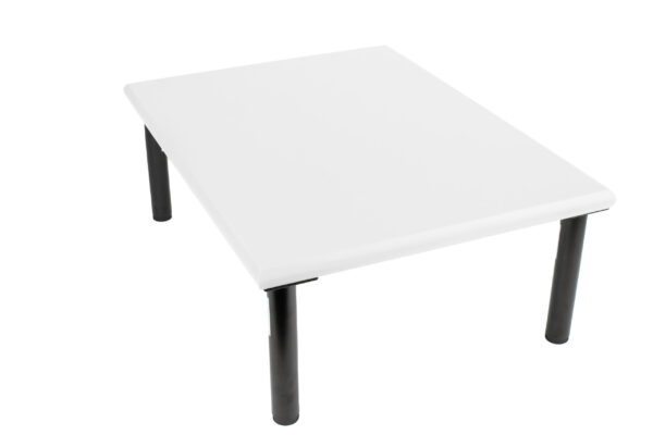 SpeciBoard Dura Cutting Board 450x300x25mm White c/w 200mm Fixed Black Legs