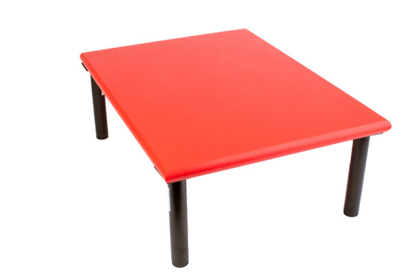 SpeciBoard Dura Cutting Board 600x450x25mm Red c/w 200mm Fixed Black Legs