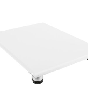 SpeciBoard Dura Cutting Board 600x450x25mm White c/w 50mm Steel Legs