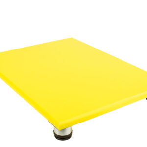 SpeciBoard Dura Cutting Board 600x450x25mm Yellow c/w 50mm Steel Legs